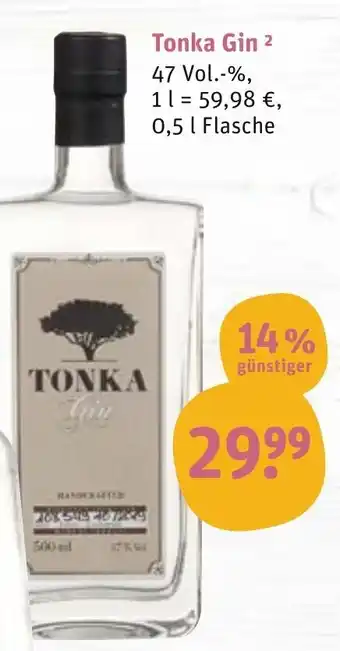 tegut Tonka Gin 0,5 L Angebot