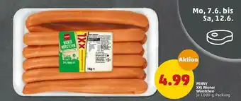 PENNY Penny Xxl Wiener Wurstchen 1000g Angebot