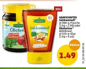 PENNY Grafschafter Salzkaramell 500g Oder Obstwiese 320g Angebot