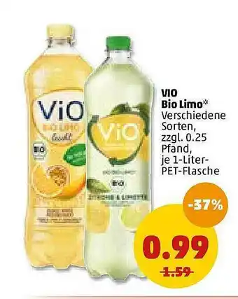 PENNY Vio Bio Limo 1L Angebot