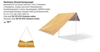 Tchibo Westmann Strand-sonnensegel Angebot
