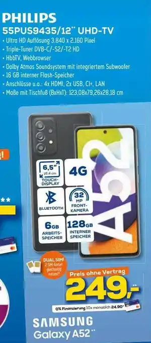 Euronics XXL Samsung Galaxy A52 Angebot