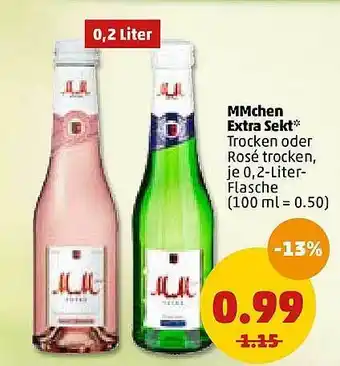 PENNY Mmchen Extra Sekt 0,2L Angebot