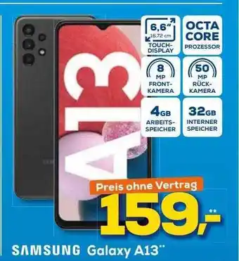 Euronics XXL Samsung Galaxy A13 Angebot