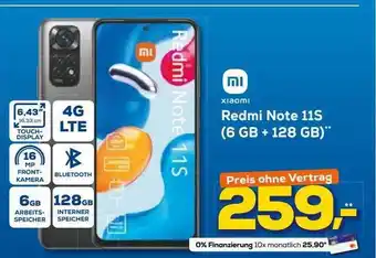 Euronics XXL Xiaomi Redmi Note 11s (6gb + 128gb) Angebot