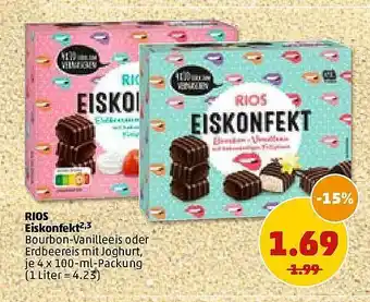 PENNY Rios Eiskonfekt 4x100ml Angebot