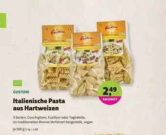 Biomarkt Gustoni Italienische Pasta Aus Hartweizen Angebot