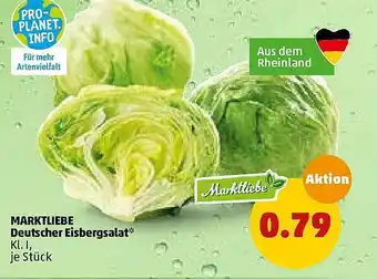 PENNY Marktliebe Deutscher Eisbergsalat Angebot