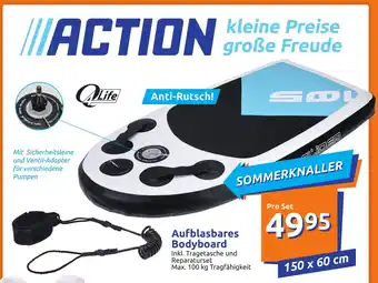 Action Aufblasbares Bodyboard Angebot