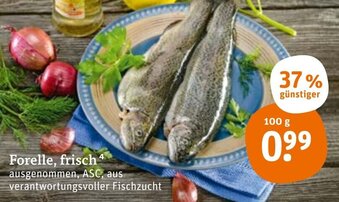 tegut Forelle, frisch 100 g Angebot