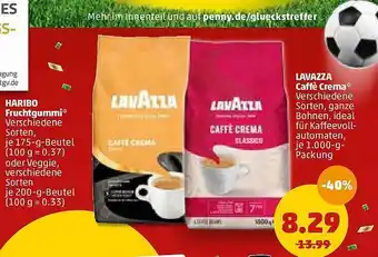 PENNY Haribo Fruchtgummi, Lavazza Caffe Crema Angebot