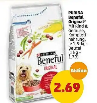 PENNY Purina Beneful Original 1,5kg Beutel Angebot