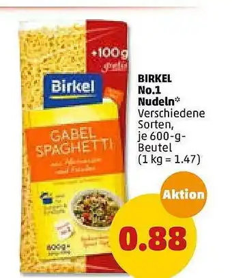 PENNY Birkel No. 1 Nudeln 600g Beutel Angebot