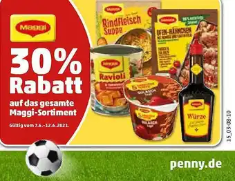 PENNY 30% Rabatt Auf Das Gesamte Maggi Sortiment Angebot