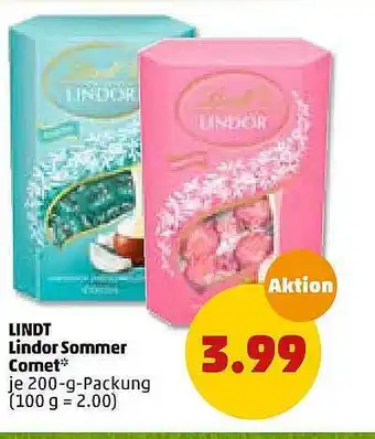 PENNY Lindt Lindor Sommer Comet 200g Angebot