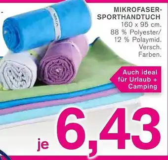 KODi Mikrofaser-sporthandtuch Angebot