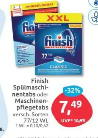 Budni Finish Spülmaschinentabs oder Maschinenpflegetabs Angebot