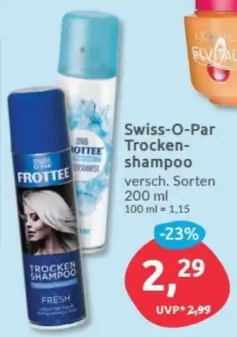 Budni Swiss o Par Trocken Shampoo 200ml Angebot