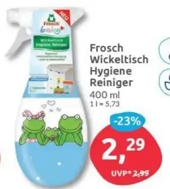 Budni Frosch Wickeltisch Hygiene Reiniger 400ml Angebot