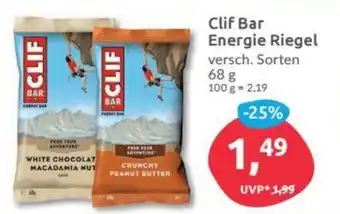 Budni Clif Bar Energie Riegel 68g Angebot