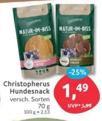 Budni Christopherus Hundesnack 70g Angebot