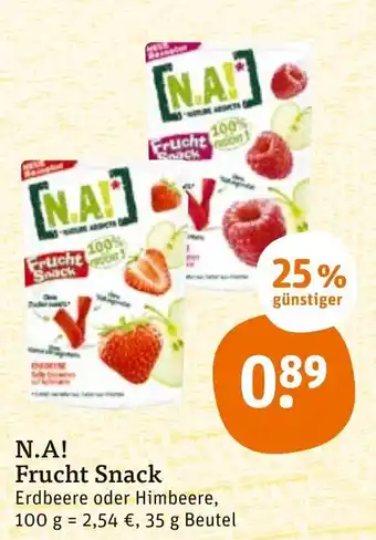 tegut N.A! Frucht Snack 35 g beutel Angebot