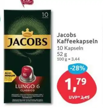 Budni Jacobs Kaffeekapseln 52g Angebot