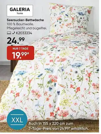 Galeria Galeria Seersucker-bettwäsche Angebot