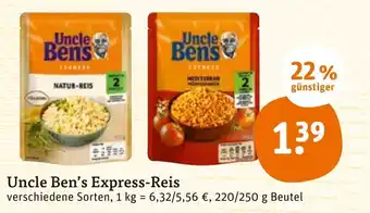 tegut Uncle Ben's Express Reis Angebot