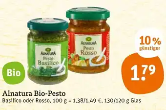 tegut Alnatura Bio Pesto Angebot