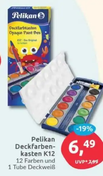 Budni Pelikan Deckfarbenkasten K12 Angebot