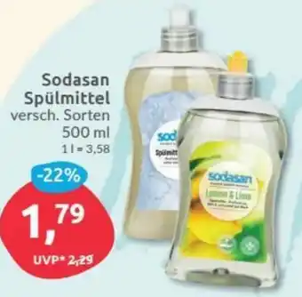 Budni Sodasan Spülmittel 500ml Angebot