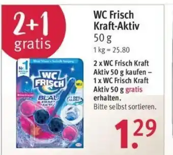 Rossmann WC Frisch Kraft Aktiv  50 g Angebot