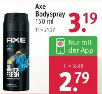 Rossmann Axe Bodyspray 150 ml Angebot