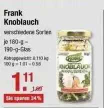 V Markt Frank Knoblauch 180-190g Angebot