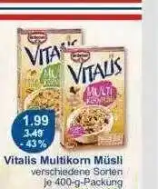 V Markt Vitalis Multikorn Müsli 400g Angebot