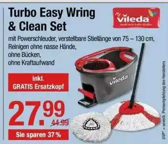 V Markt Vileda Turbo Easy Wring & Clean Set Angebot