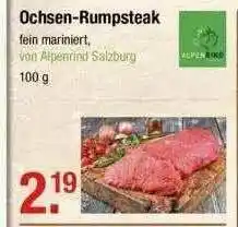 V Markt Ochsen Rumpsteak 100g Angebot