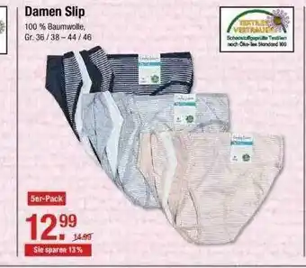 V Markt Damen Slip Angebot