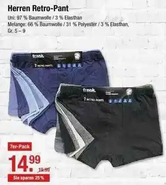 V Markt Herren Retro Pant Angebot