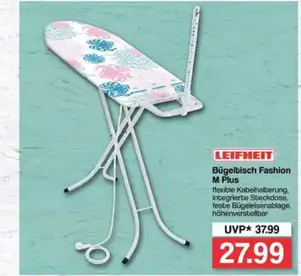 Famila Nord West Leifheit Bügeltisch Fashion M Plus Angebot