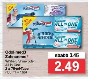 Famila Nord West Odol Med3 Zahncreme 2x75ml Angebot