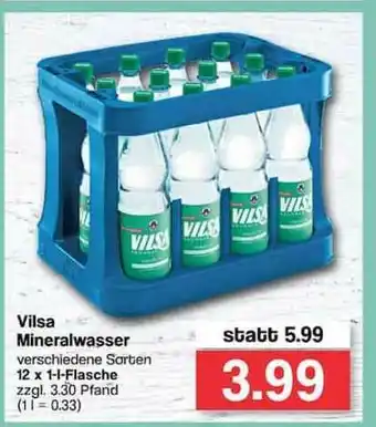 Famila Nord West Vilsa Mineralwasser 12x1L Angebot