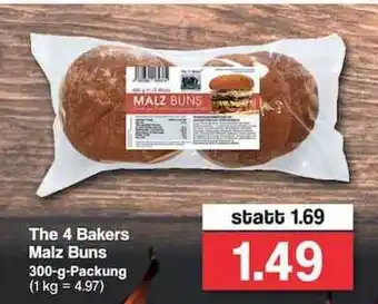 Famila Nord West The 4 Bakers Malz Buns 300g Angebot