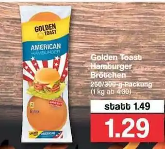 Famila Nord West Golden Toast Hamburger Brötchen 250/300g Angebot