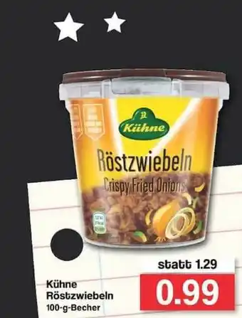 Famila Nord West Kühne Röstzwiebeln 100g Becher Angebot