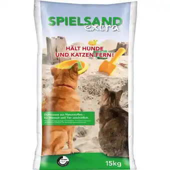 OBI Spielsand extra 15 kg/sack mit abweisenden duftstoffen für hund und katze Angebot