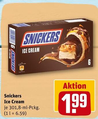 REWE Snickers ice cream Angebot