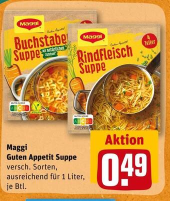 REWE Maggi guten appetit suppe Angebot