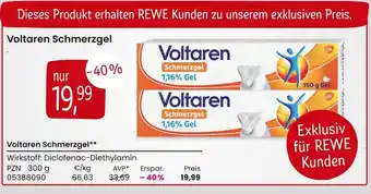 REWE Voltaren schmerzgel Angebot